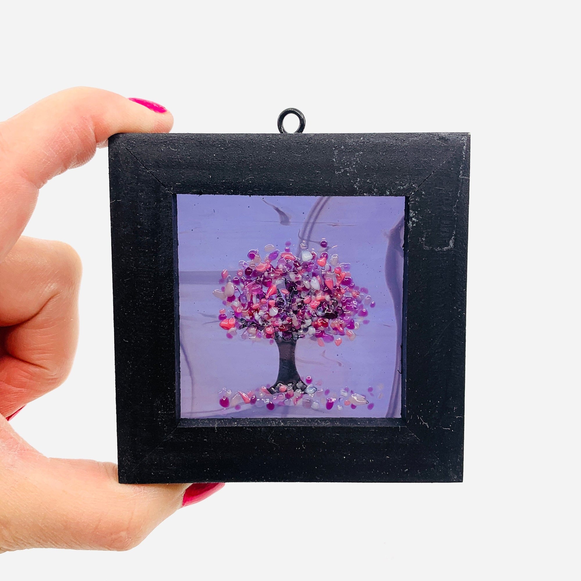 Fused Glass Tree of Life Shadow Box 169 Decor Glimmer Glass Gifts 