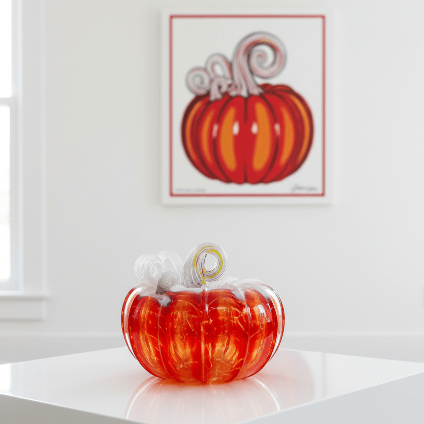 Daily Pumpkin 1611 Dessert Squat Gabby Luke Adams Glass Blowing Studio 
