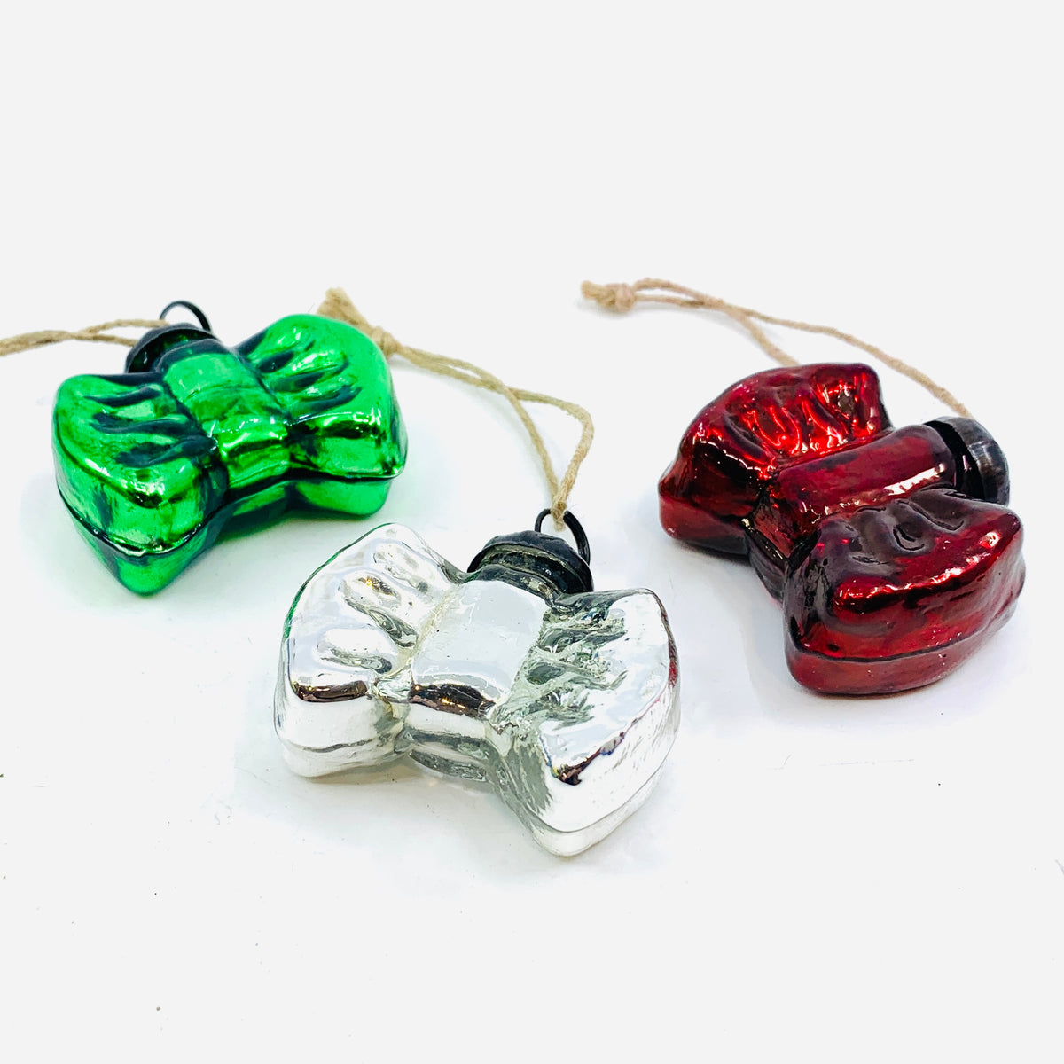 Glass Bow Ornament