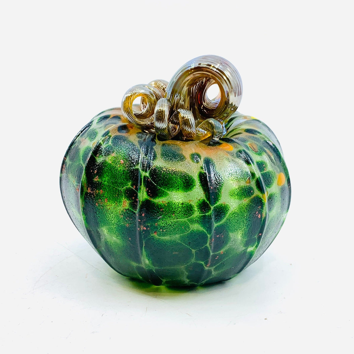 Daily Pumpkin 1287 Squat Daily Pumpkin Luke Adams Glass Blowing Studio 