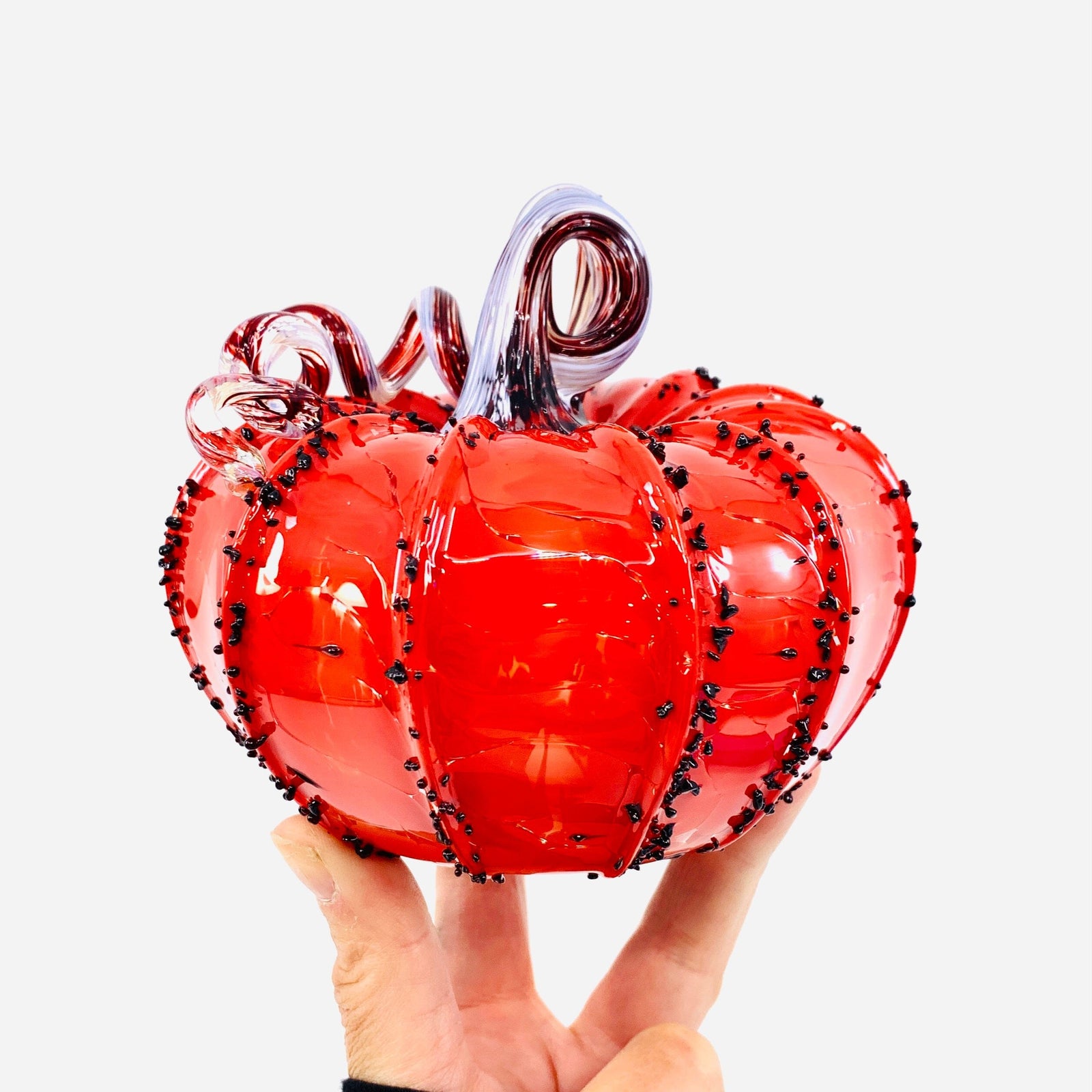 Daily Pumpkin 1525 Holiday Squat Gabby Luke Adams Glass Blowing Studio 