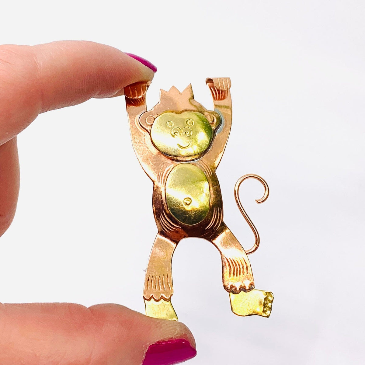 Stem Charms 13, Silly Monkey Miniature Pilgrim Imports 