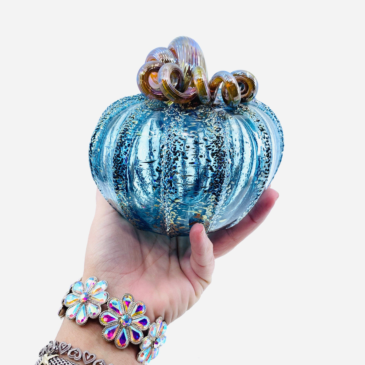 Daily Pumpkin 2874 Gift Me Squat Gabby Luke Adams Glass Blowing Studio 