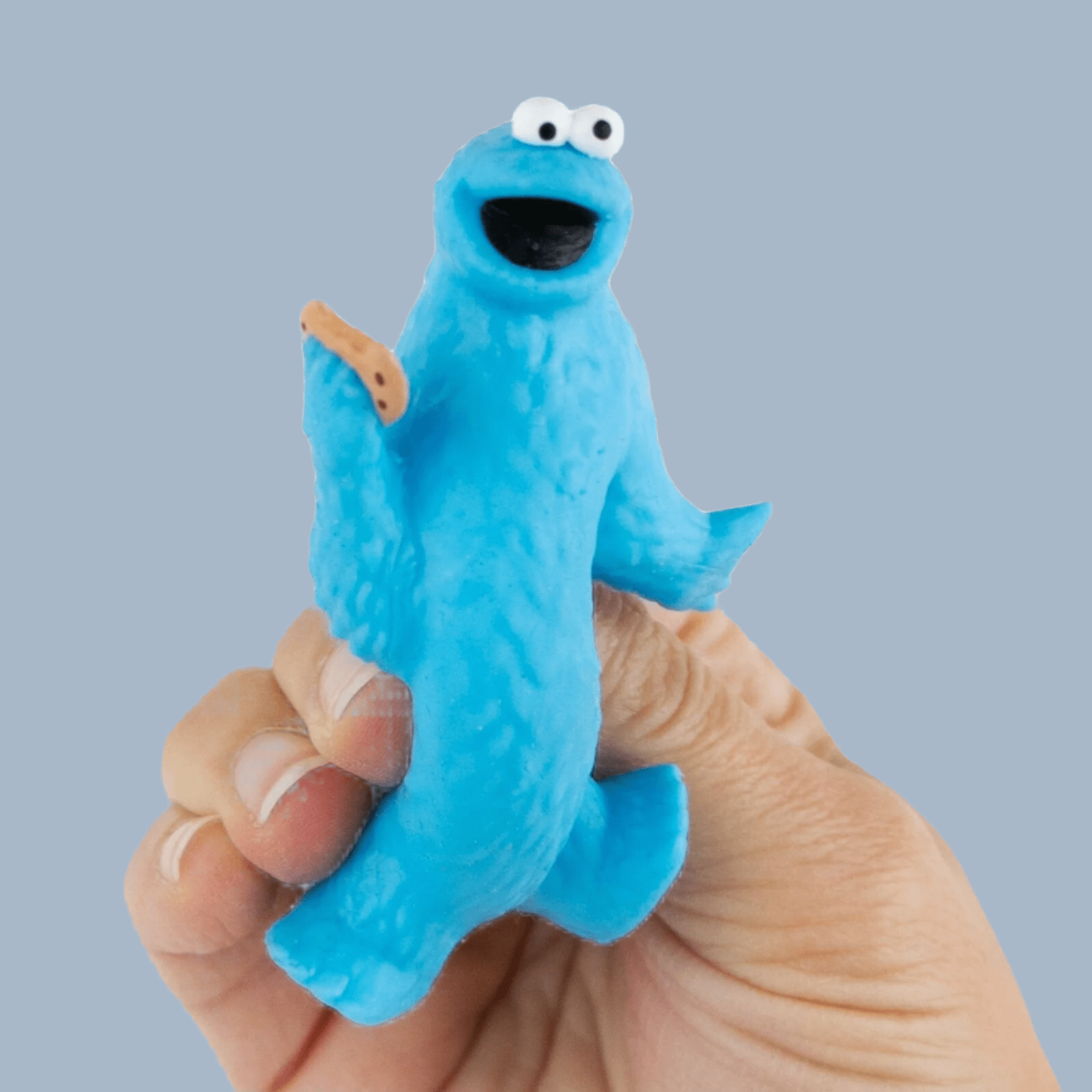 World's Smallest Seame Street Stretchies Cookie Monster Super Impulse 