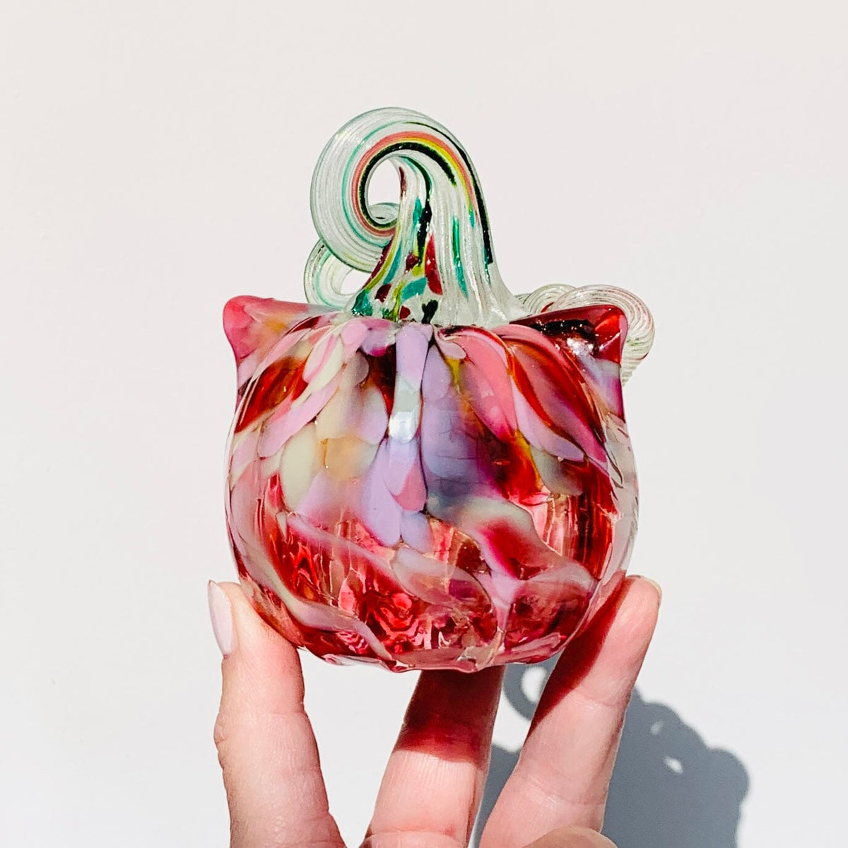 Glow Catkin 1203 Daily Pumpkin Luke Adams Glass Blowing Studio 