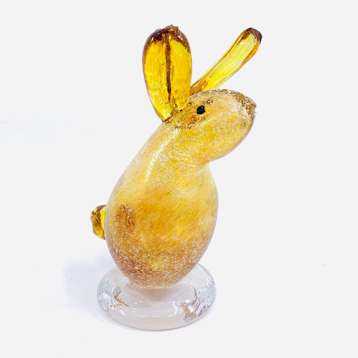 Daily Bunny 45 - Golden Gabby Luke Adams Glass Blowing Studio 