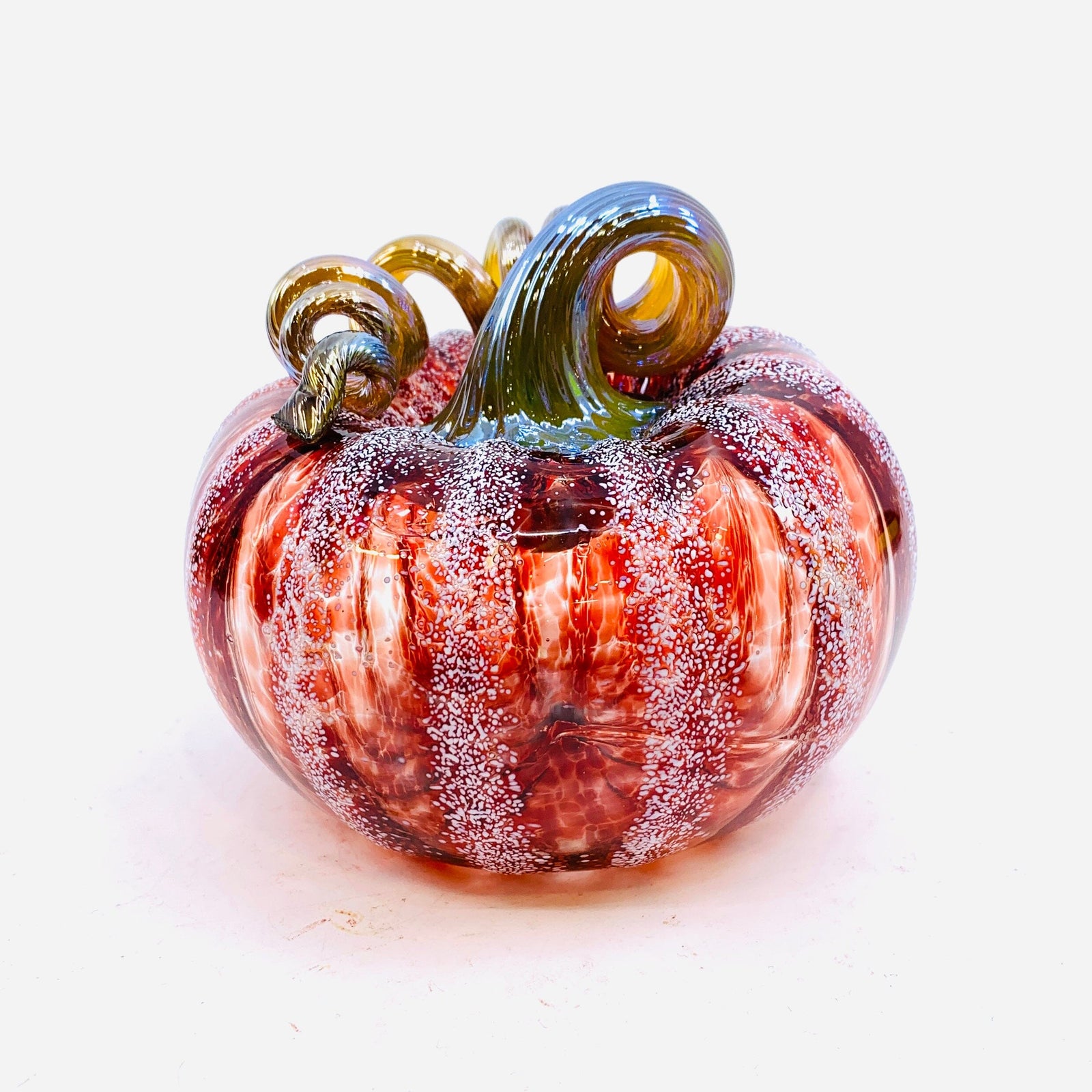 Daily Pumpkin 776 Squat Gabby Luke Adams Glass Blowing Studio 