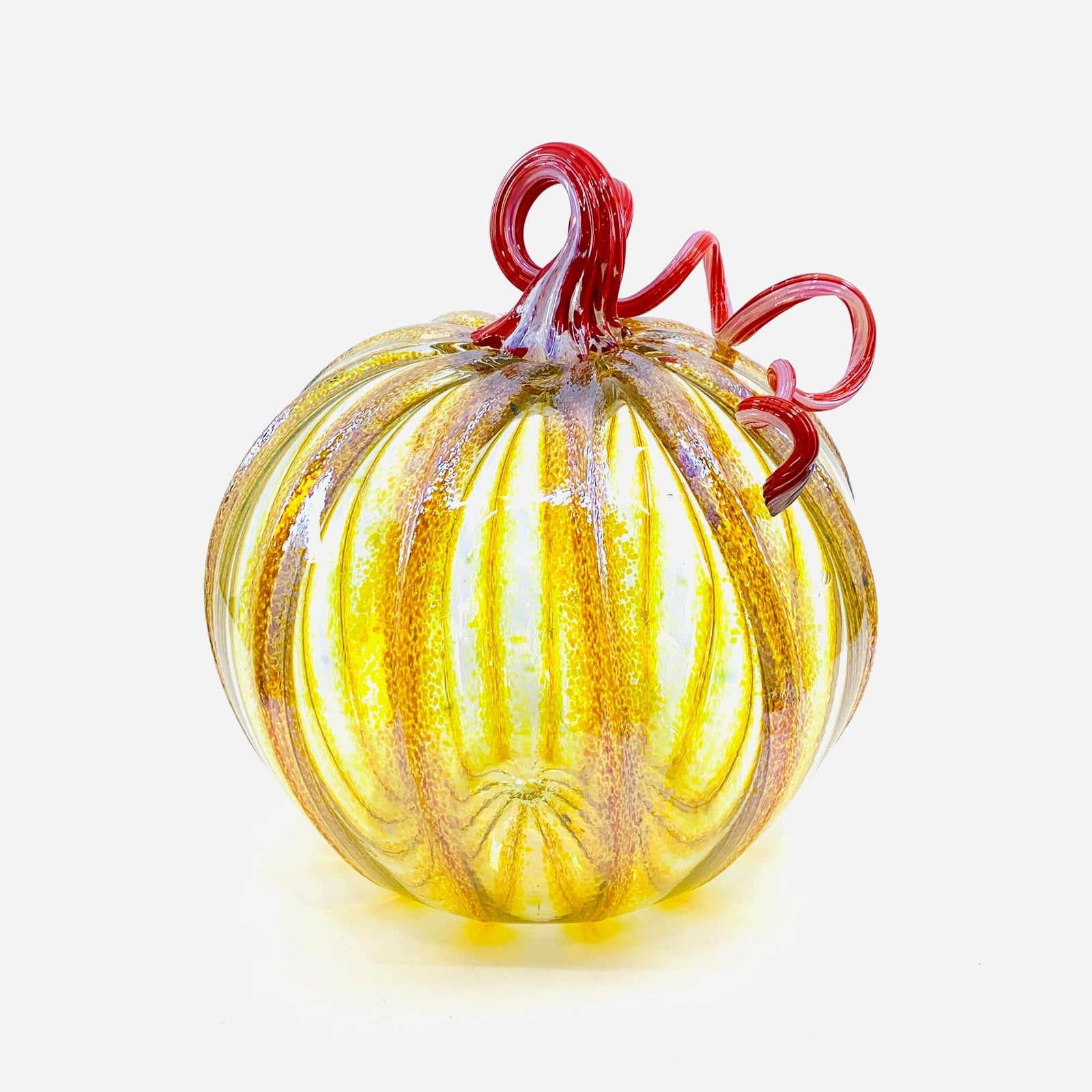 Daily Pumpkin 1391 Holiday Large Gabby Luke Adams Glass Blowing Studio 