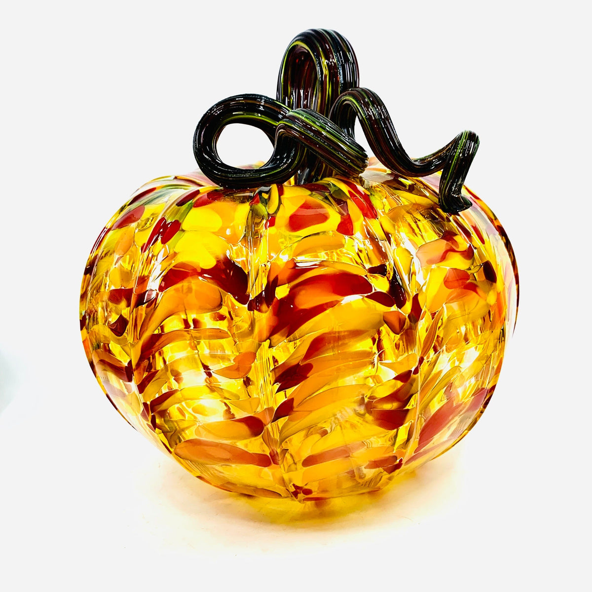 Daily Pumpkin 584 Large Gabby Luke Adams Glass Blowing Studio 