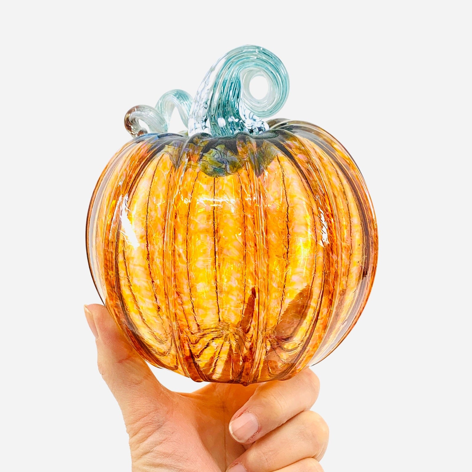 Daily Pumpkin 3870 Medium Gabby Luke Adams Glass Blowing Studio 