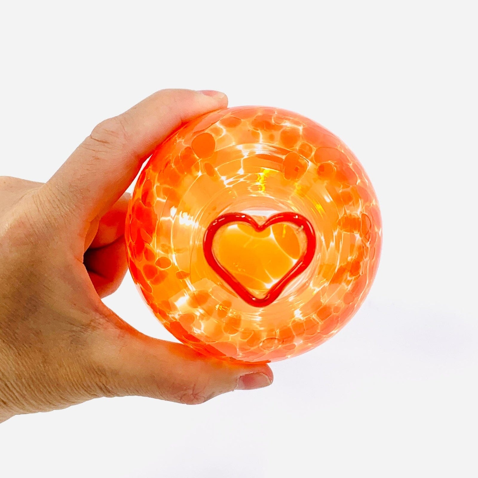 Daily Pumpkin 315 Heart Vase Gabby Henrietta Glass 