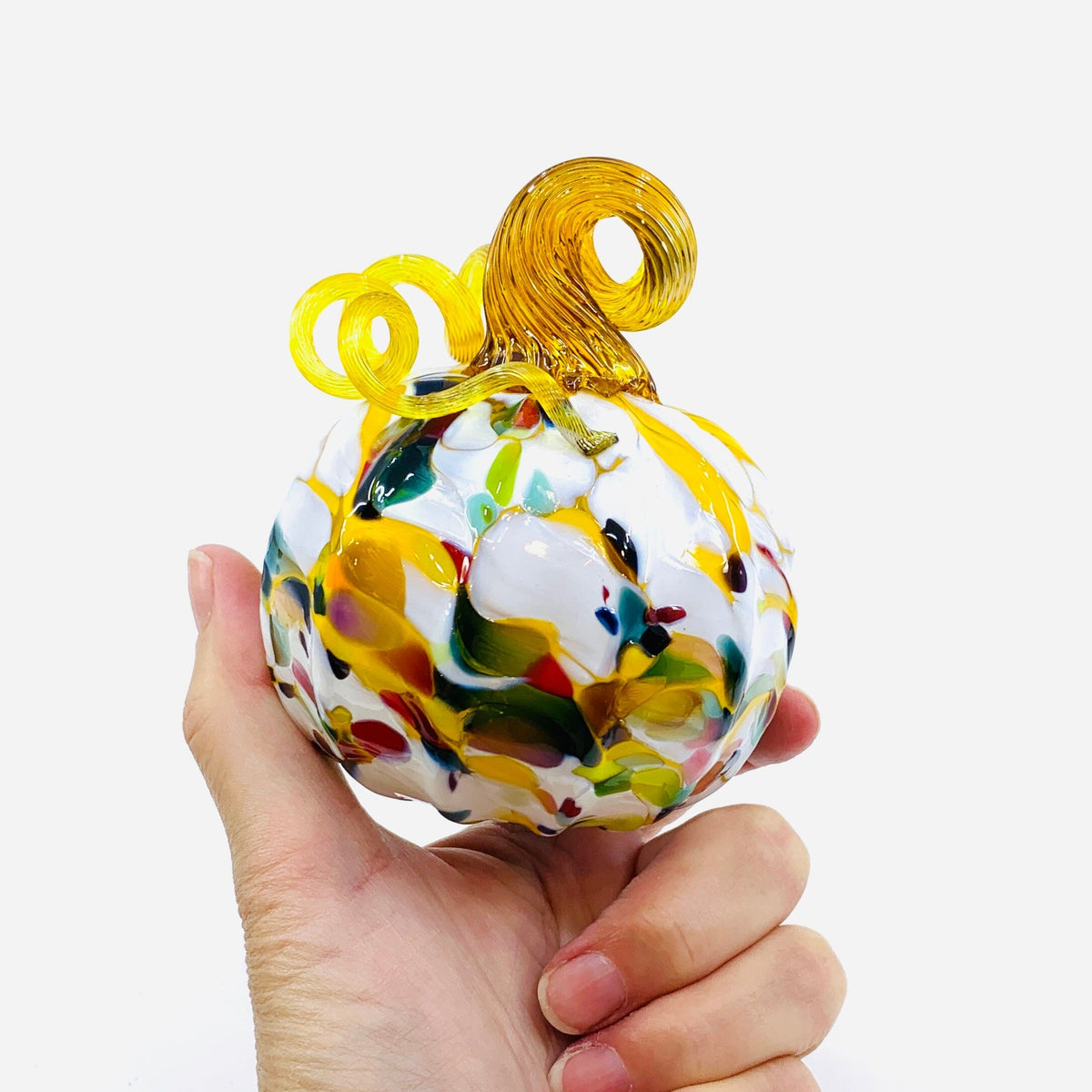 Daily Pumpkin 2616 Mini Gabby Luke Adams Glass Blowing Studio 