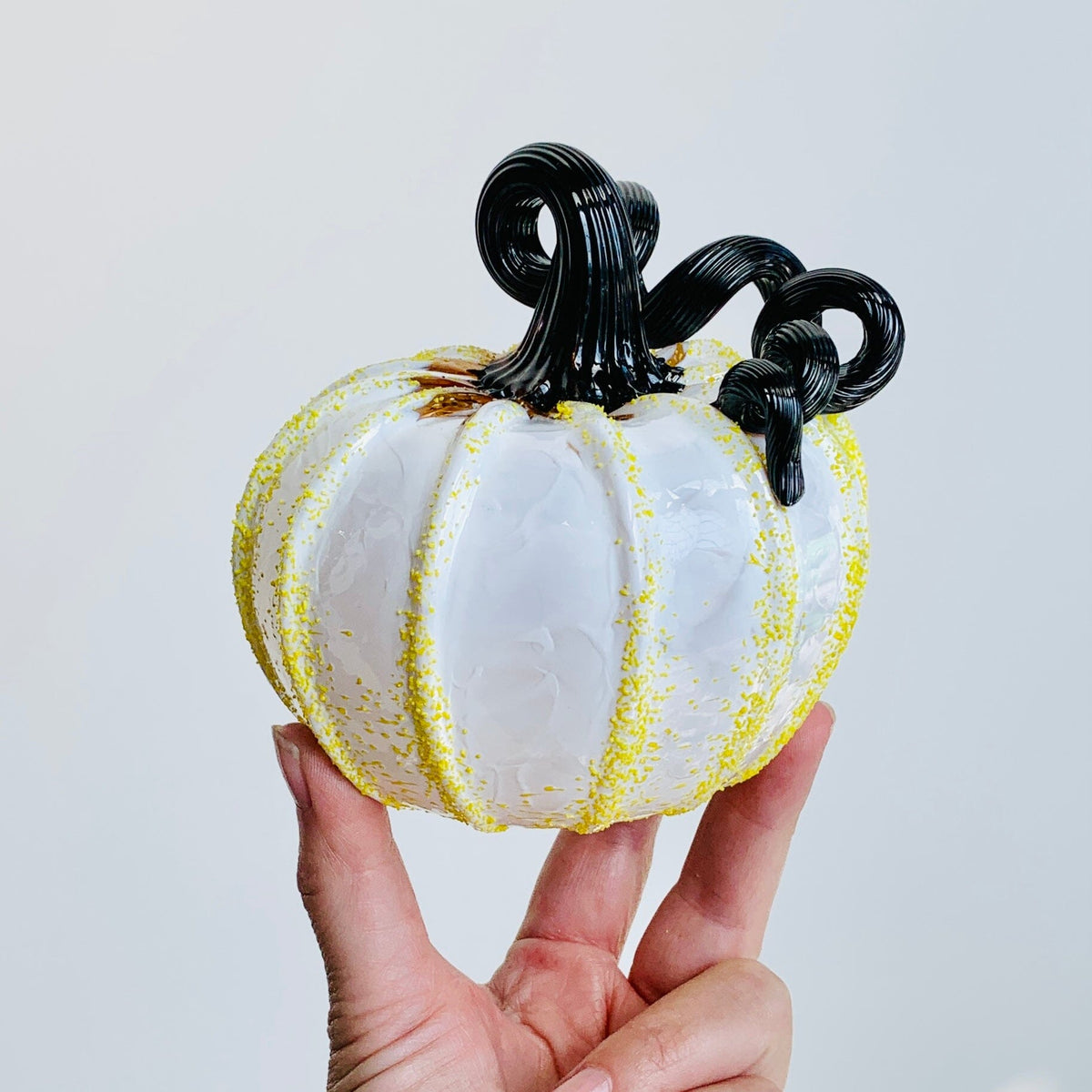 Daily Pumpkin 3184 Fall Squat Gabby Luke Adams Glass Blowing Studio 