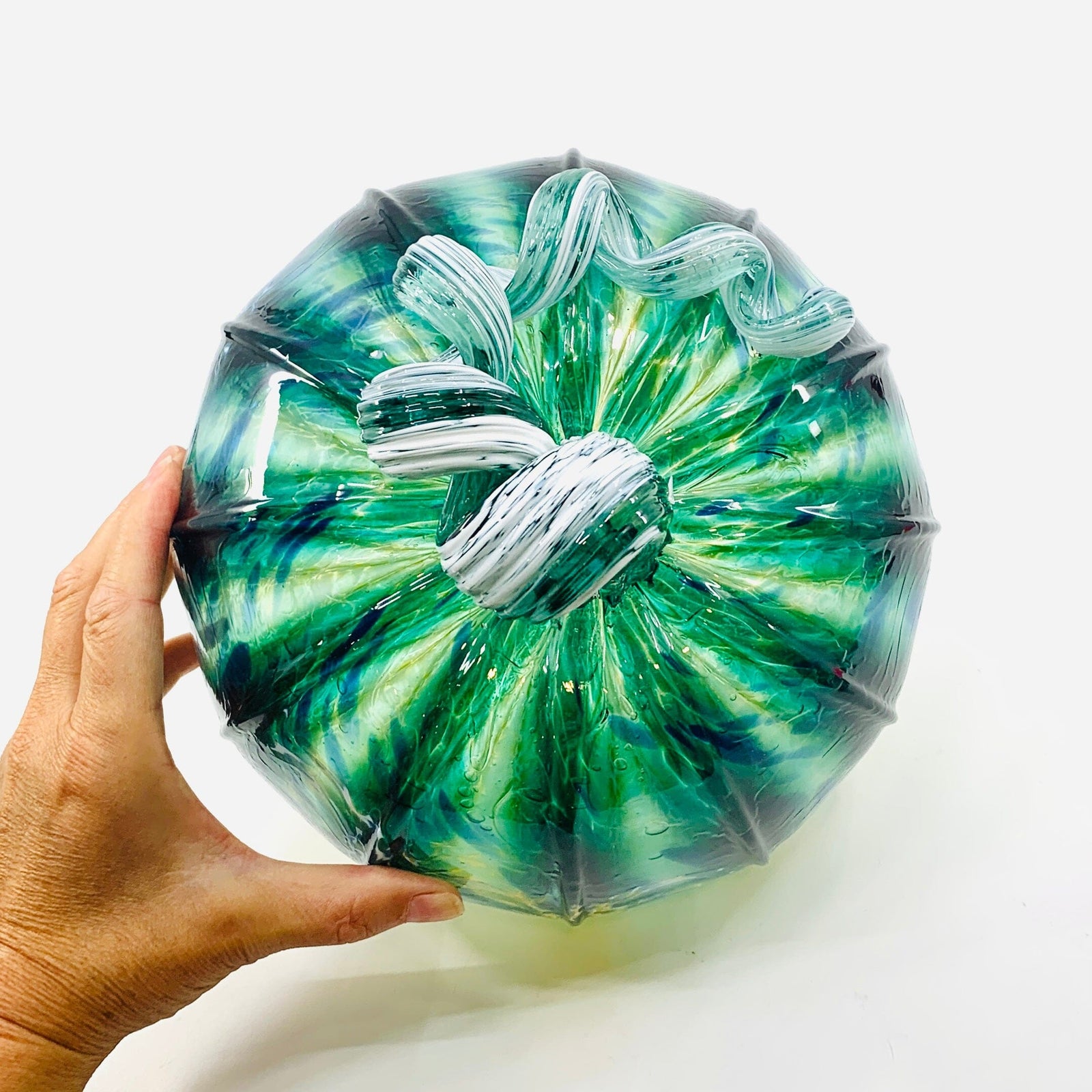 Best Daily Pumpkin 3318 Beachy Large Gabby Luke Adams Glass Blowing Studio 