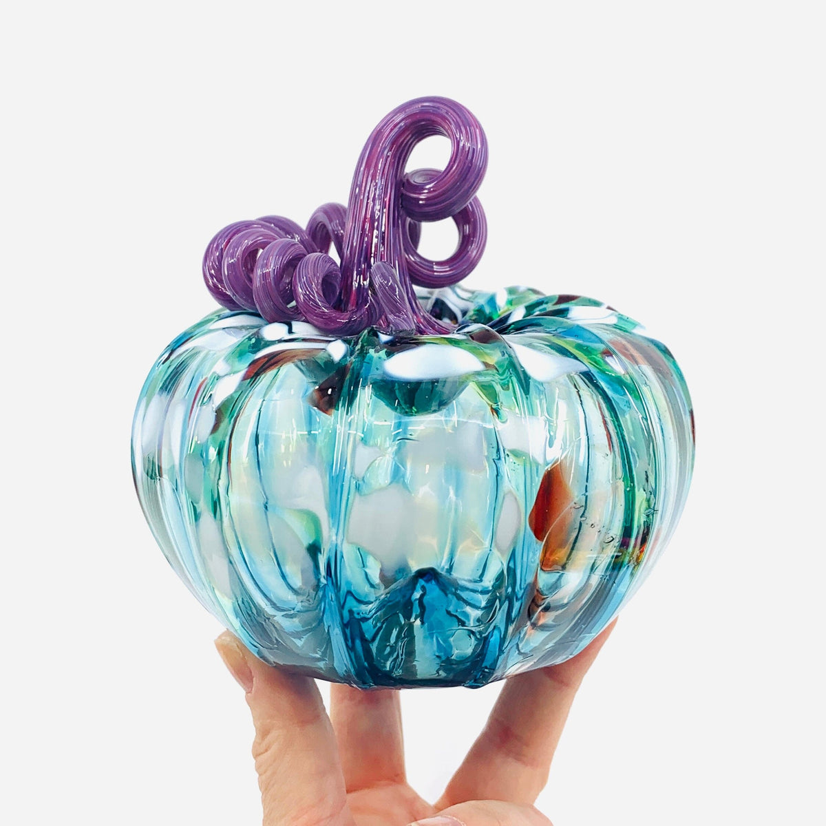 Daily Pumpkin 3244 Squat Gabby Luke Adams Glass Blowing Studio 