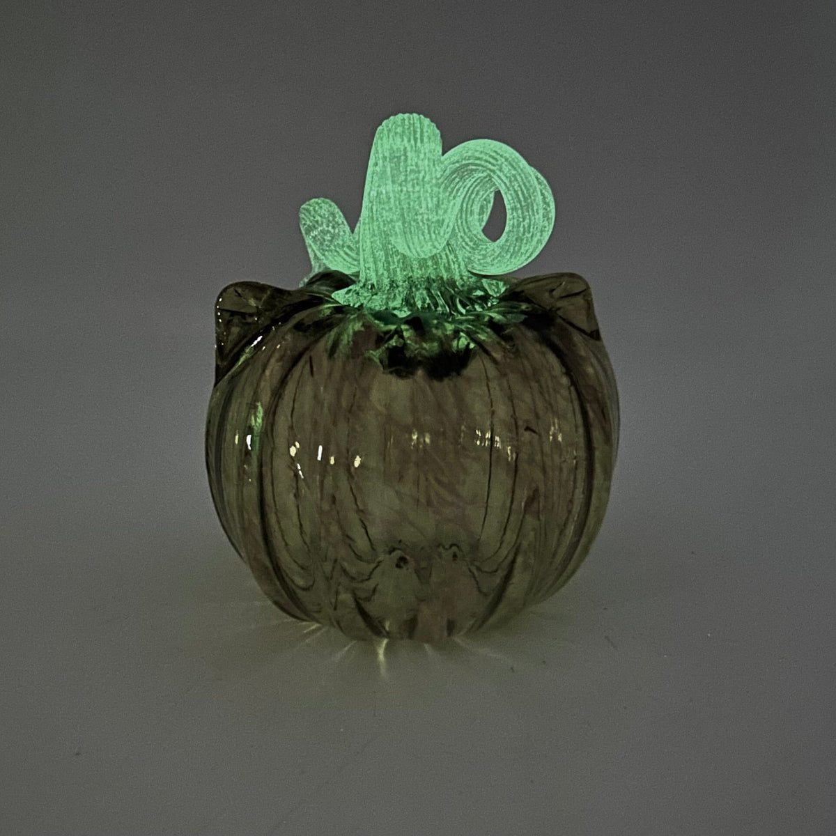 Daily Glow Catkin 1154 Daily Pumpkin Luke Adams Glass Blowing Studio 