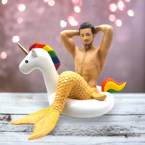 Mr. Unicorn Merman Ornament December Diamonds 