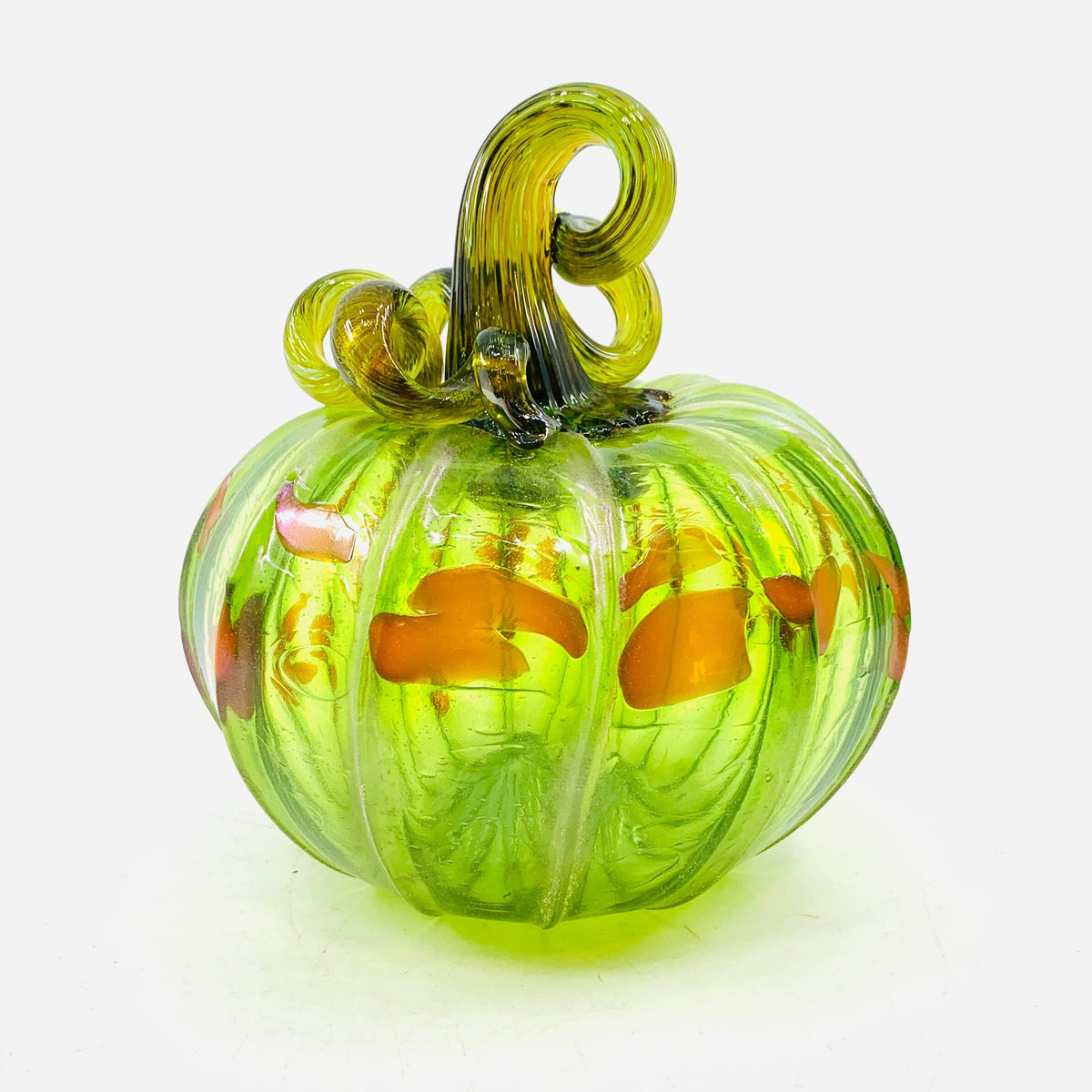 Daily Pumpkin 1195 Squat Daily Pumpkin Luke Adams Glass Blowing Studio 