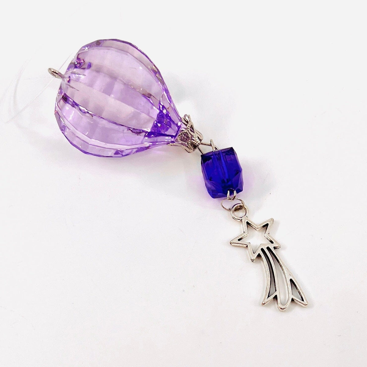 Mini Charm Balloon Crystal Ornament, Purple Ornament GANZ 