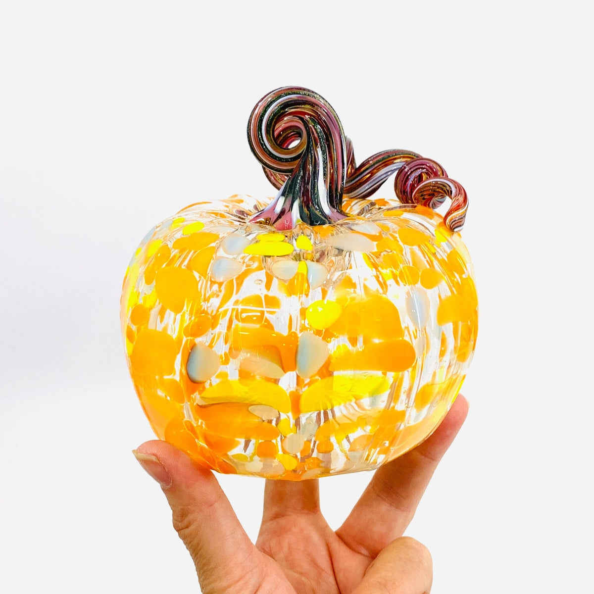Daily Pumpkin 2788 Squat Gabby Luke Adams Glass Blowing Studio 