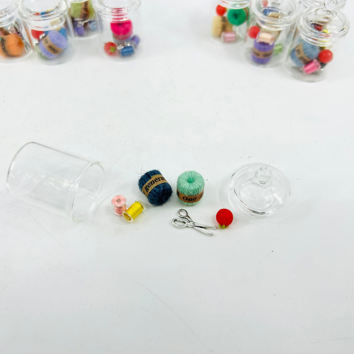 Tiniest Sewing Jar Miniature Alex 