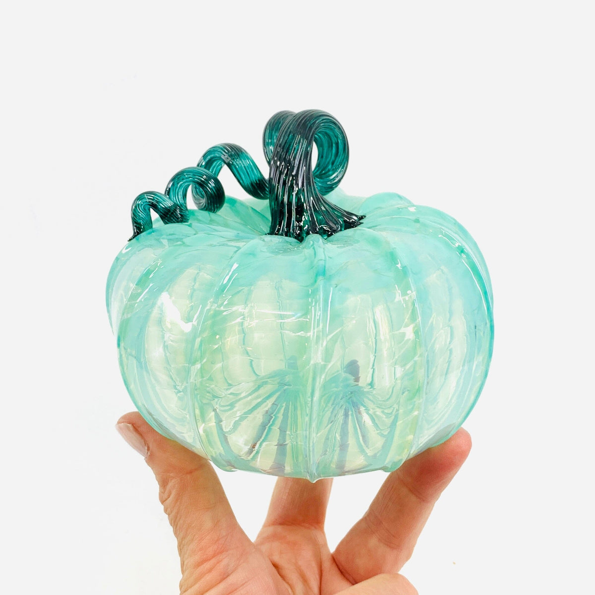 Daily Pumpkin 1064 Squat Gabby Luke Adams Glass Blowing Studio 