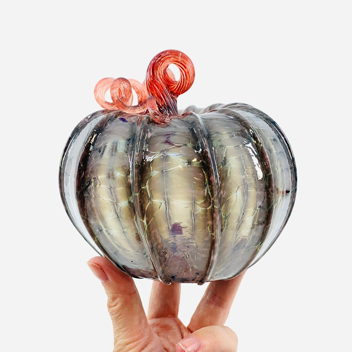 Daily Pumpkin 1191 Squat Daily Pumpkin Luke Adams Glass Blowing Studio 