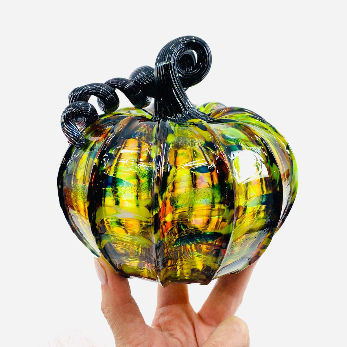 Daily Pumpkin 526 Fall Squat Daily Pumpkin Luke Adams Glass Blowing Studio 