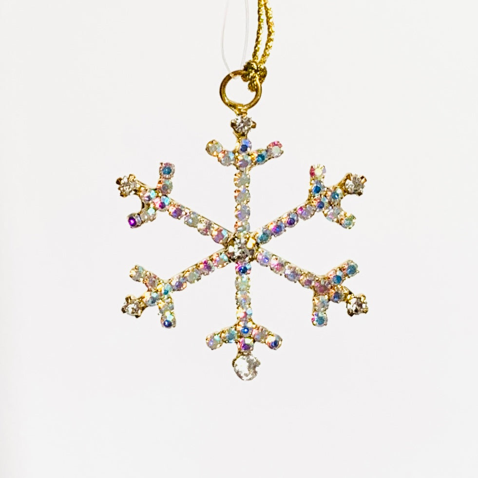 Snowflake Rhinestone Ornament 14