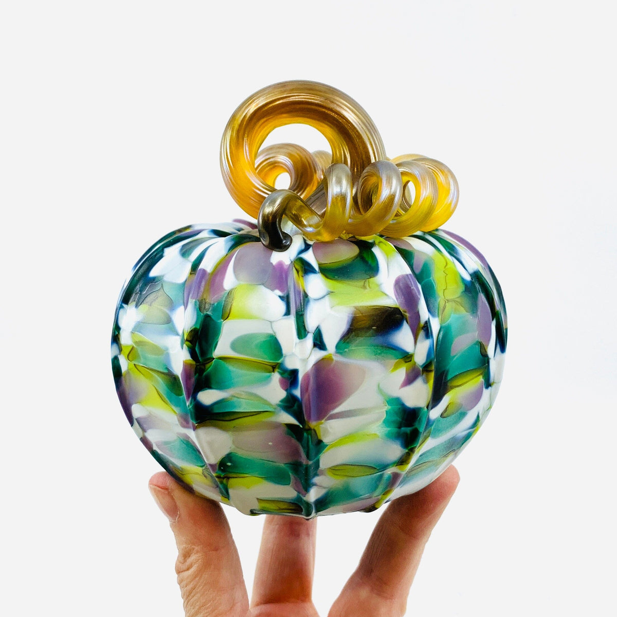 Daily Pumpkin 488 Matte Squat Gabby Luke Adams Glass Blowing Studio 