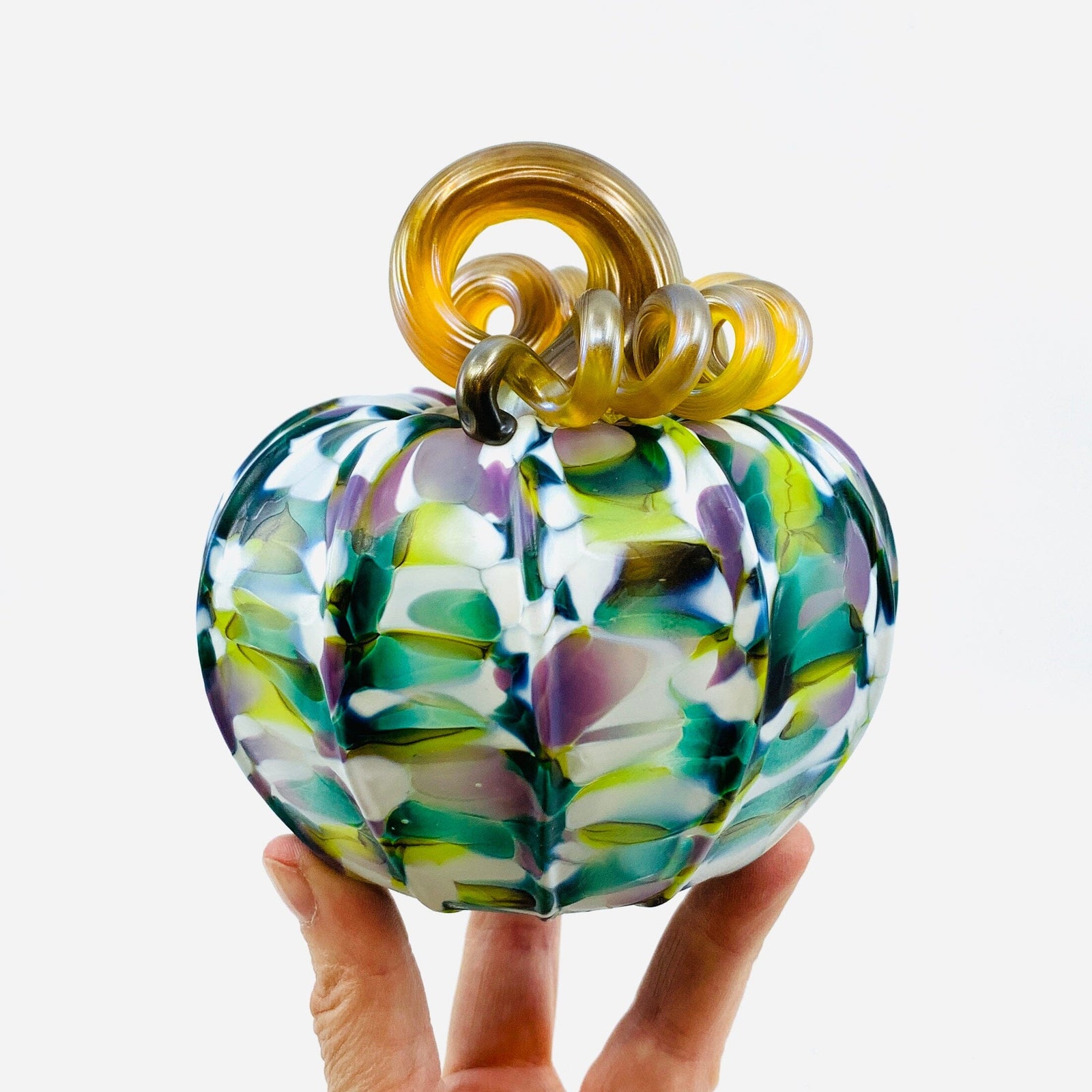 Daily Pumpkin 488 Matte Squat Gabby Luke Adams Glass Blowing Studio 