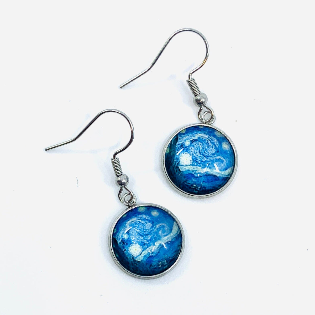 Fine Art Dangle Earrings Jewelry - Van Gogh 