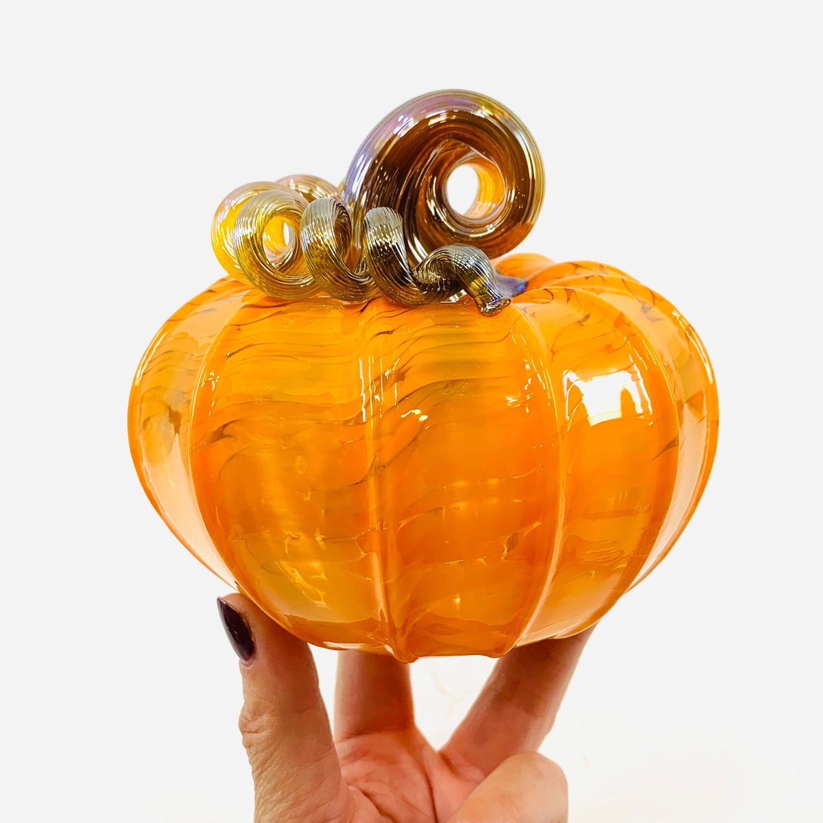 Daily Pumpkin 61 Fall Squat Daily Pumpkin Luke Adams Glass Blowing Studio 