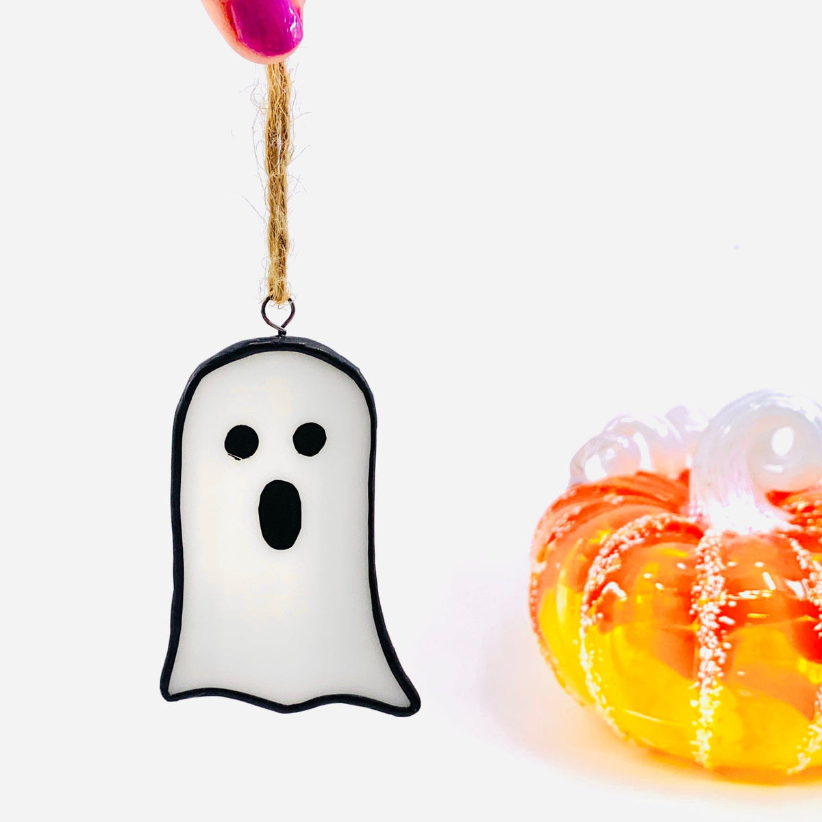 Stained Glass Suncatcher, Ghost Decor Michelle Bachand Dowling 