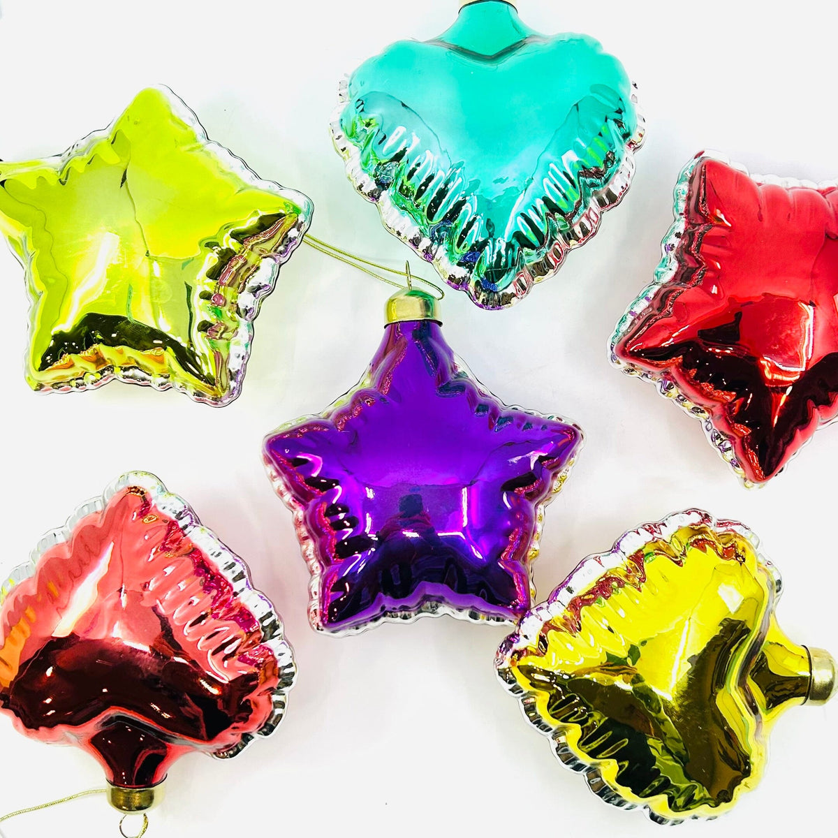 Balloon Star Ornament 88, Lime Ornament One Hundred 80 Degrees 