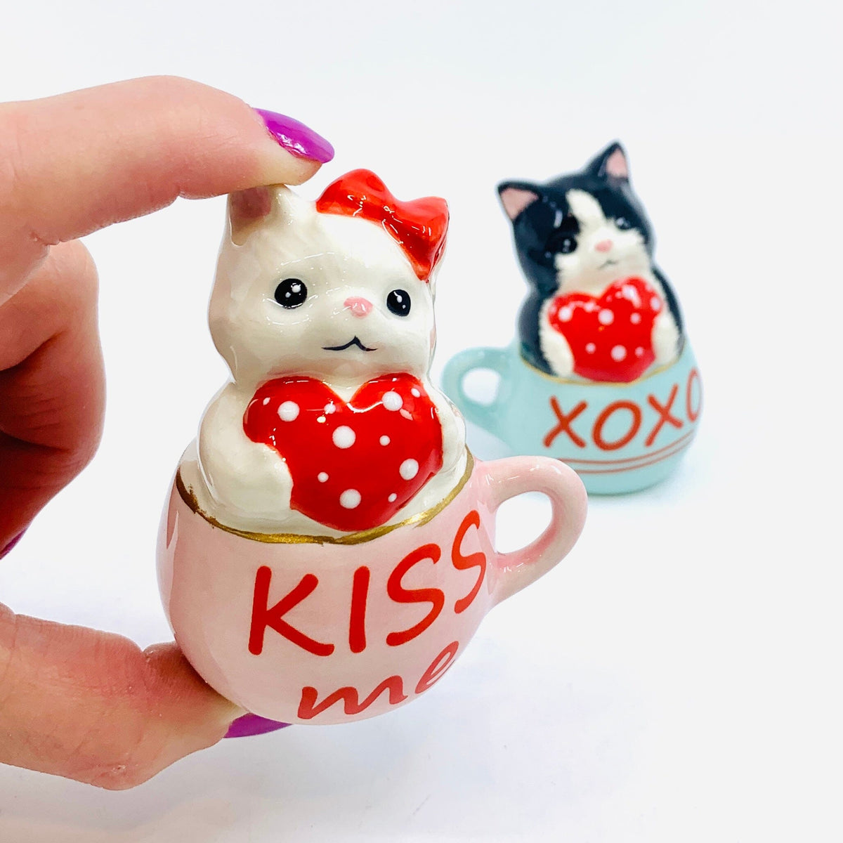 Love Cats Salt and Pepper Shakers COSMOS 