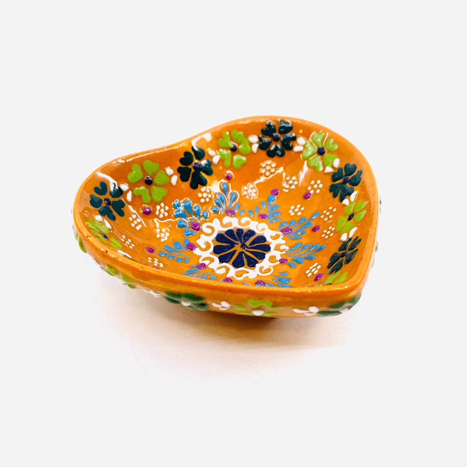 Heart Design Handmade Turkish Bowl 37 Decor Natto USA 