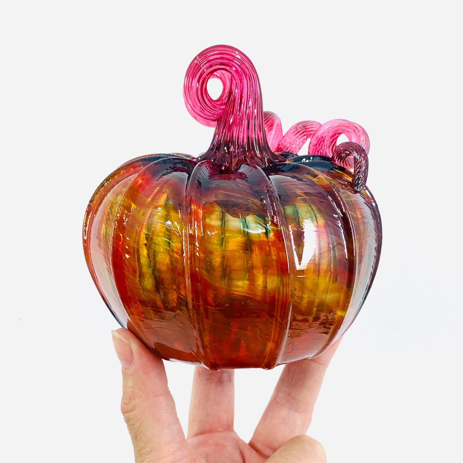 Daily Pumpkin 2522 Squat Gabby Luke Adams Glass Blowing Studio 