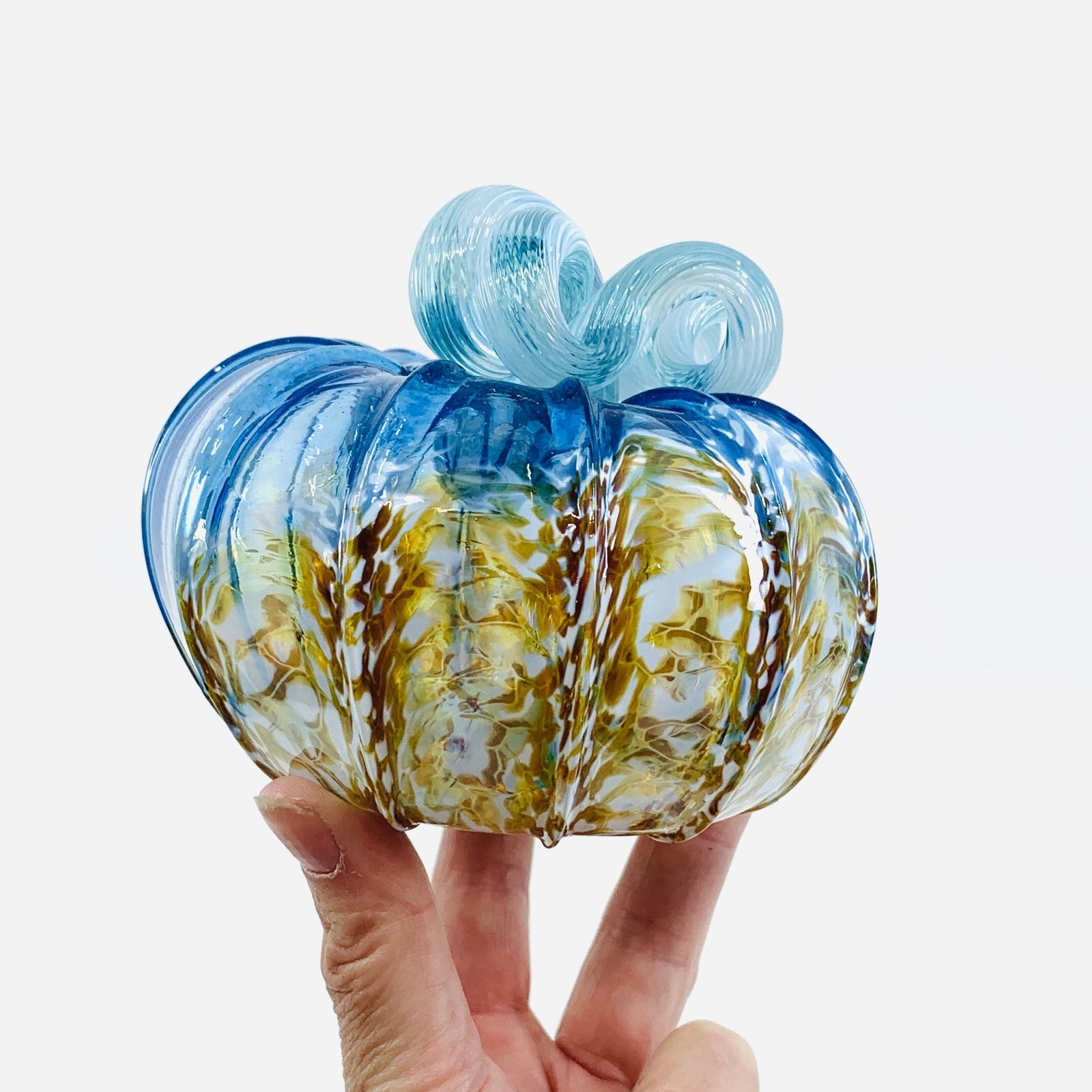 Daily Pumpkin 1527 Oops Squat Gabby Luke Adams Glass Blowing Studio 