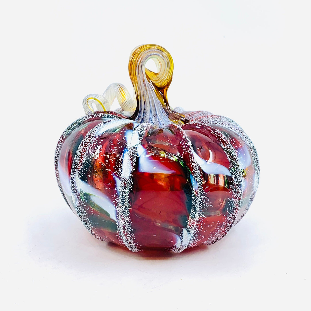 Daily Pumpkin 1820 Snowfall Squat Gabby Luke Adams Glass Blowing Studio 