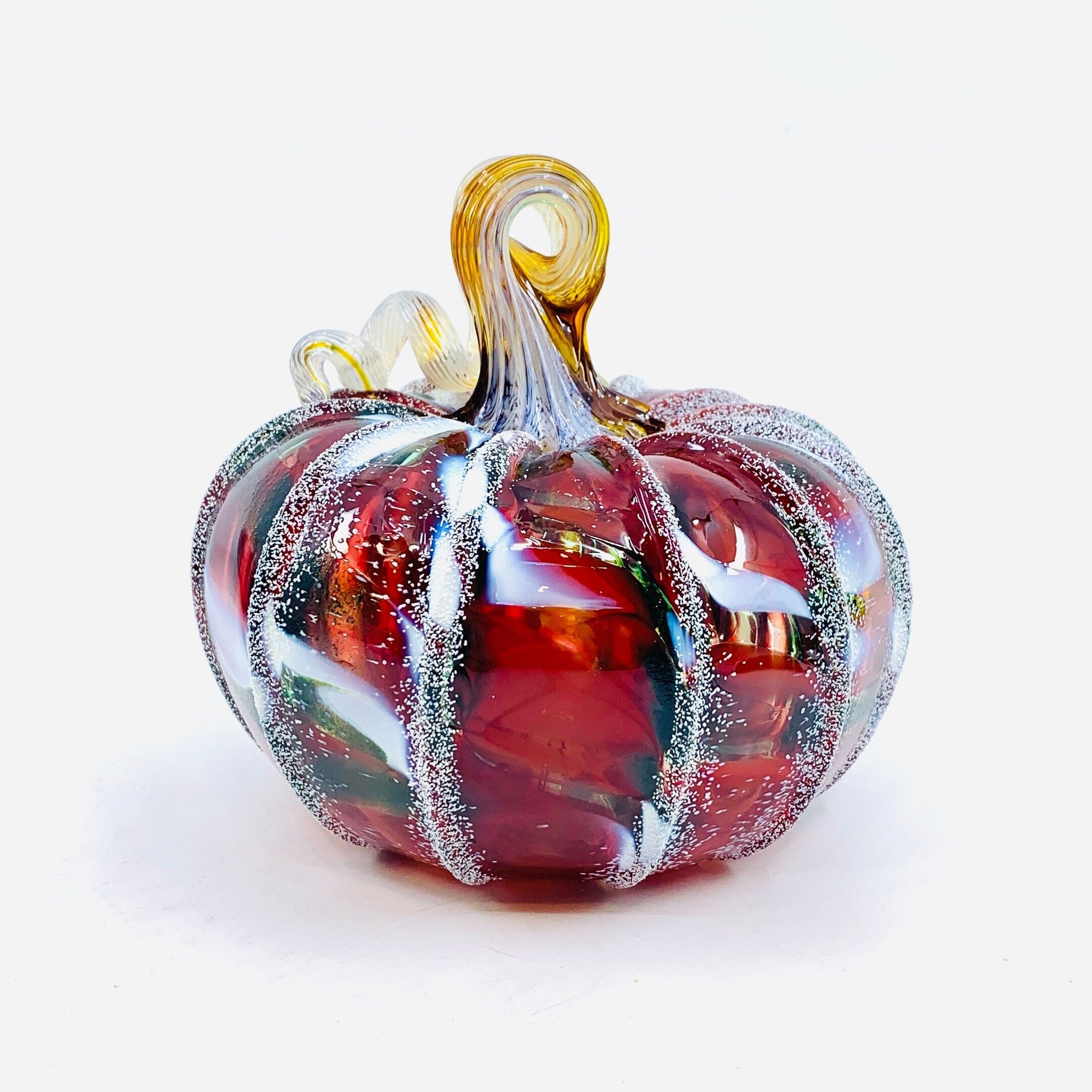 Daily Pumpkin 1820 Snowfall Squat Gabby Luke Adams Glass Blowing Studio 