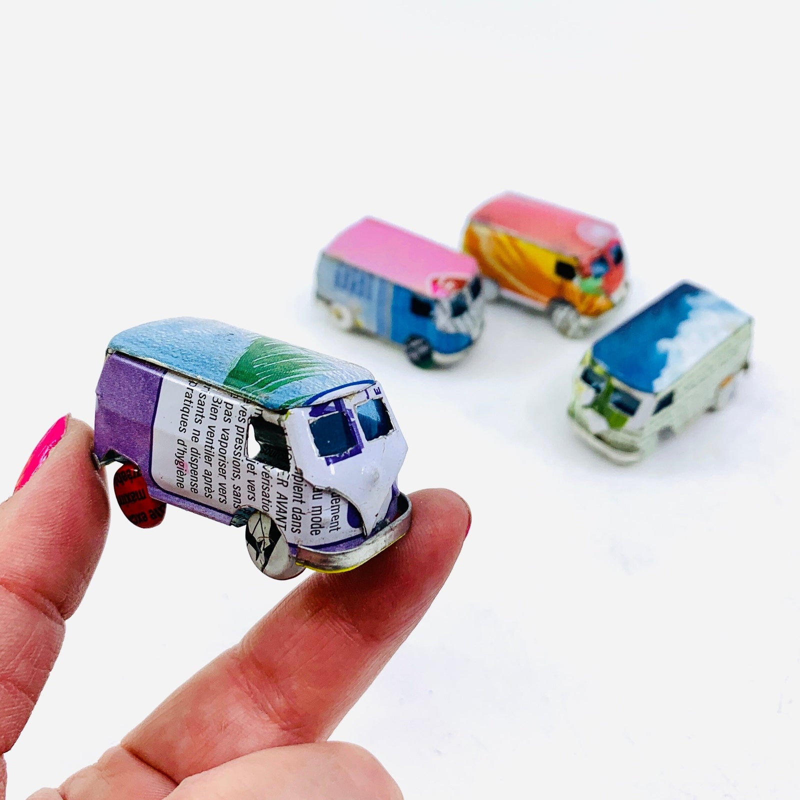 Tiny Tin Vehicles - VW Van Miniature East Africa Co. 