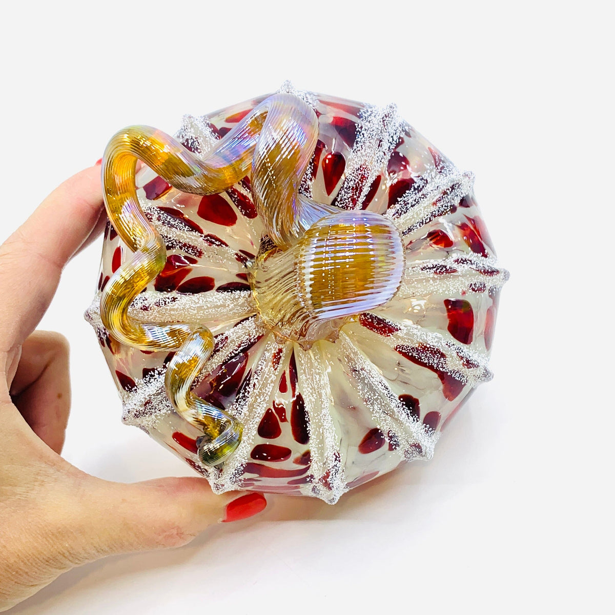 Sugared Snowberry Squat Inspo Luke Adams Glass Blowing Studio 