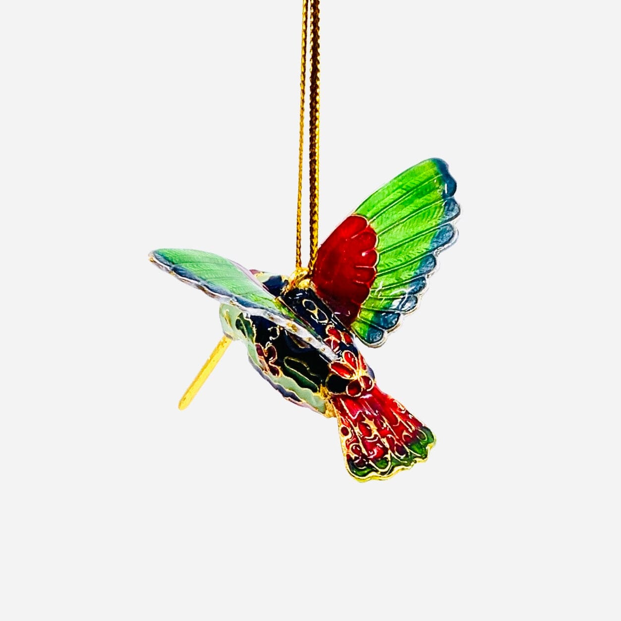 Enamel Hummingbird Ornament, 40 Ornament Kubla Craft 