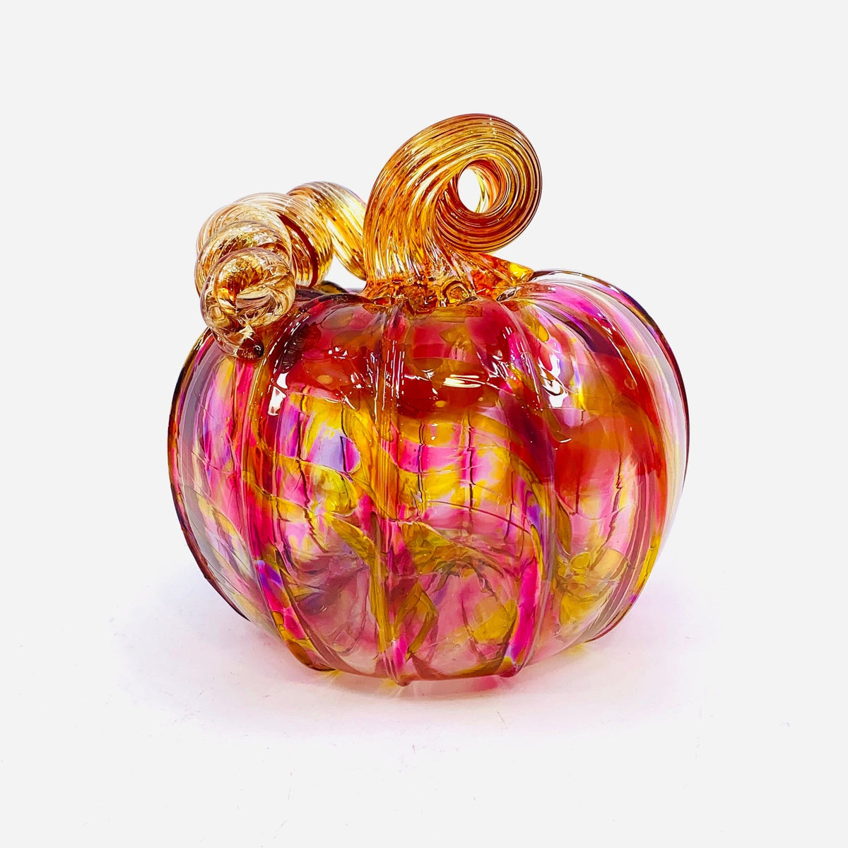 Daily Pumpkin 3107 Fall Squat Gabby Luke Adams Glass Blowing Studio 