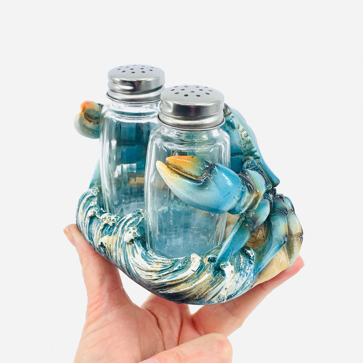 Baby Blue Crab Salt and Pepper Shaker Chesapeake Bay 