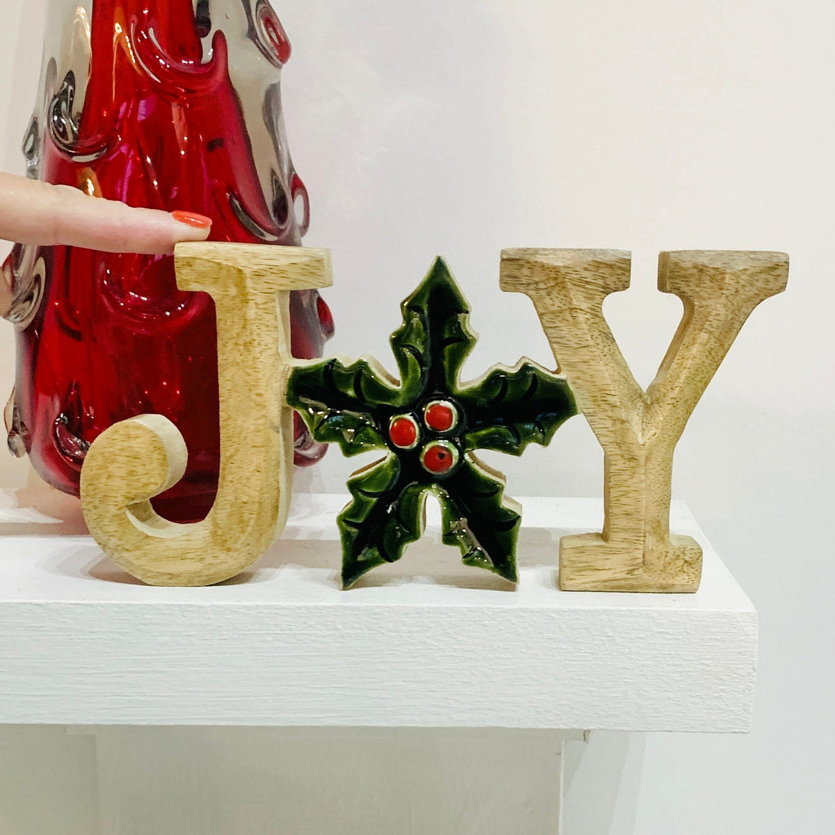 Enamel Wooden Joy Décor Oak Street 