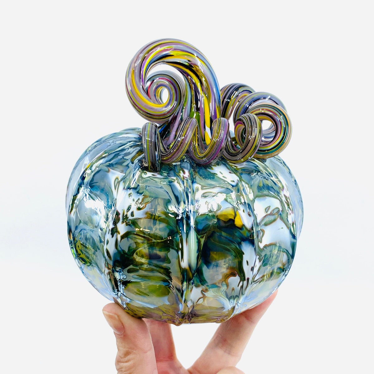 Daily Pumpkin 971 Squat Gabby Luke Adams Glass Blowing Studio 