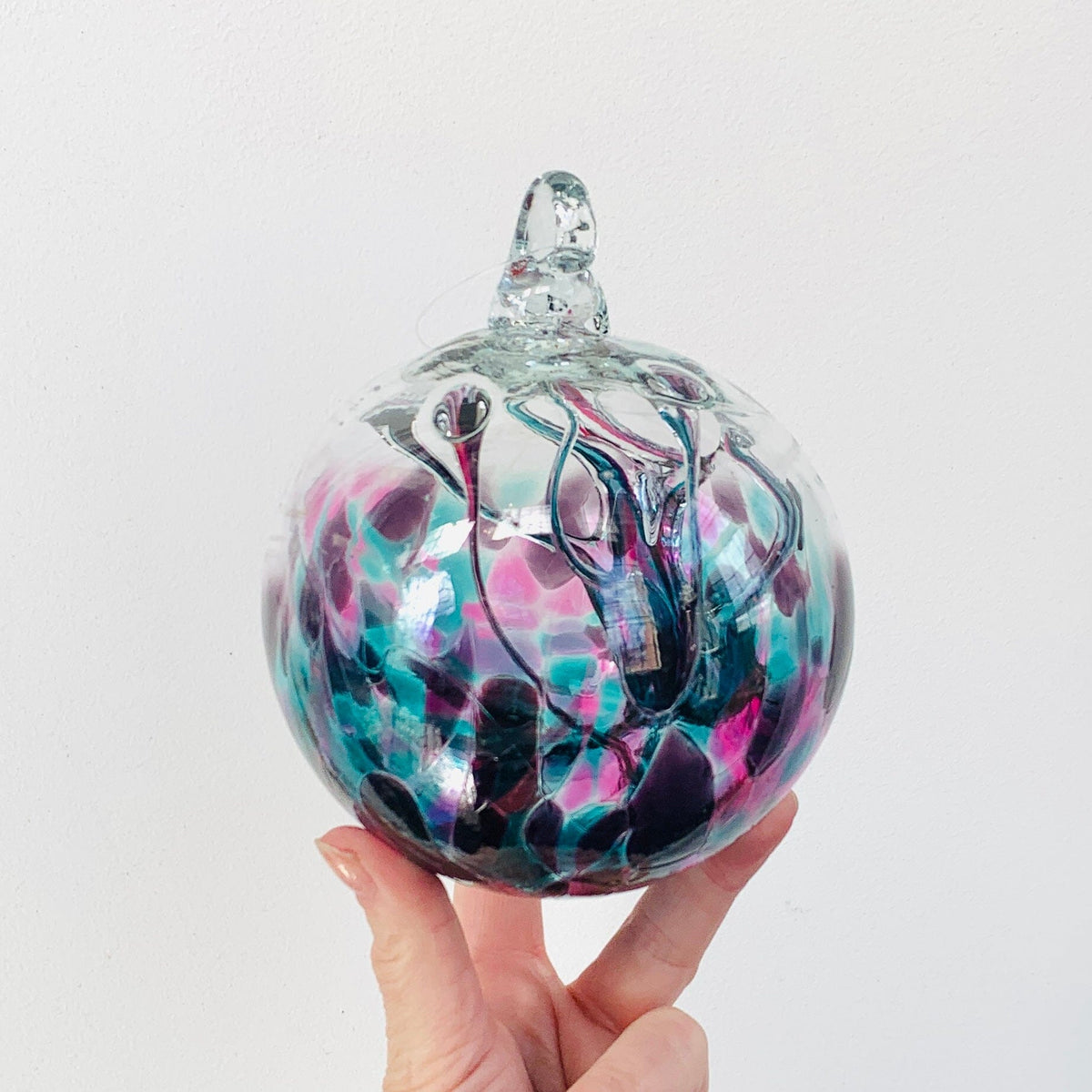 Daily 5” Wishball 3659 Gabby Luke Adams Glass Blowing Studio 