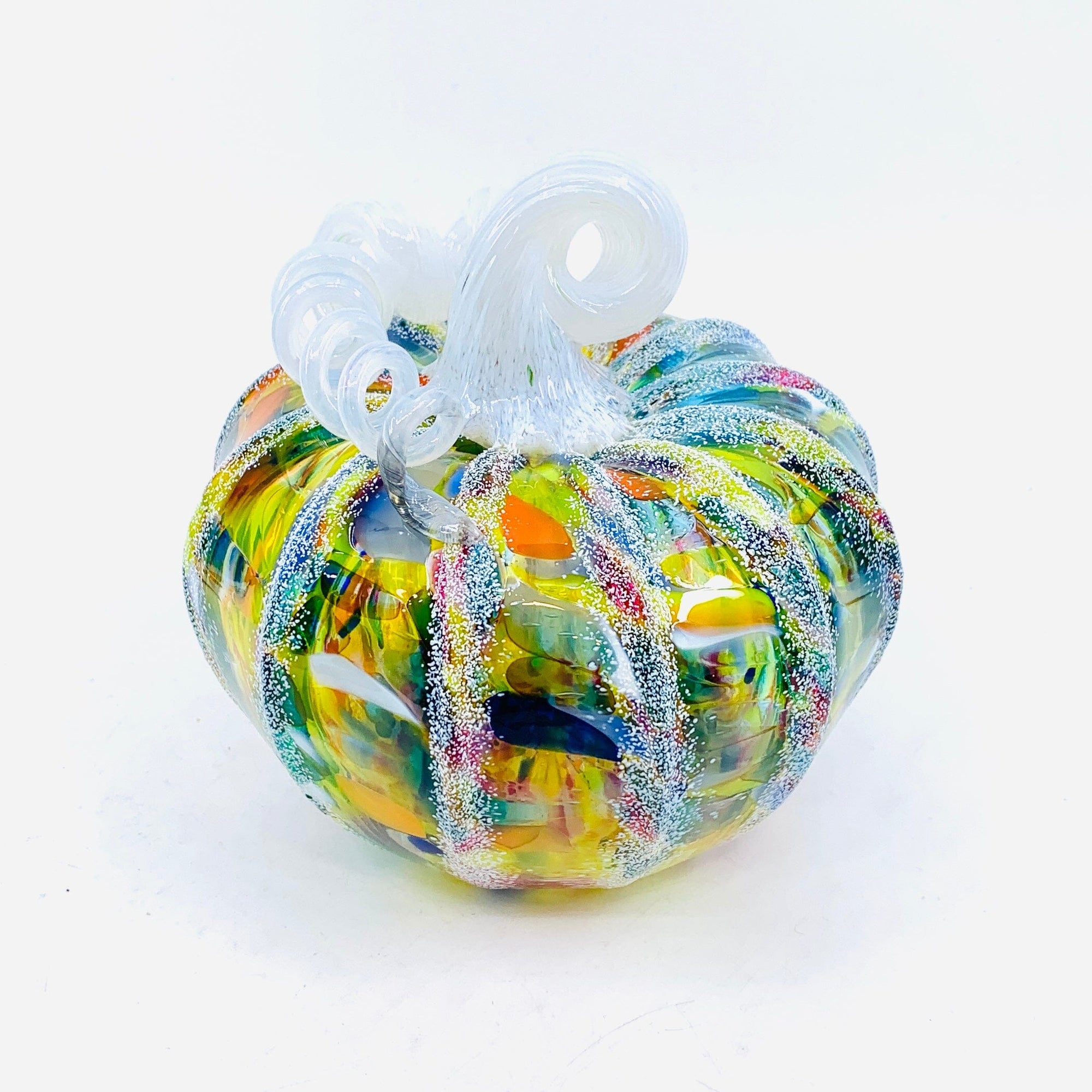 Daily Pumpkin 1736 Holiday Snowfall Squat Gabby Luke Adams Glass Blowing Studio 